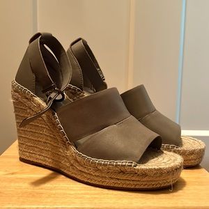 Treasure and Bond espadrille wedges, size 8.
